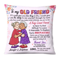 Personalized Gifts For Senior Friends Old Ladies Hugging Pillow 26573 thumb 1