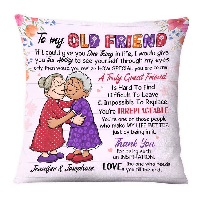 Personalized Gifts For Senior Friends Old Ladies Hugging Pillow 26573 1