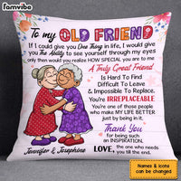 Personalized Gifts For Senior Friends Old Ladies Hugging Pillow 26573 thumb 1