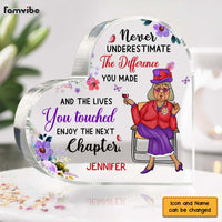 Personalized Retirement Gifts For Senior Friends Retired Ladies Acrylic Plaque 26580 thumb 1