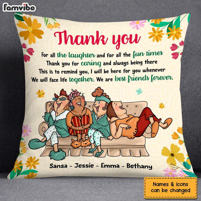 Personalized Gift For Friend We Are Friends Forever Pillow 26585 1