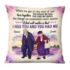 Personalized Couple Gift The End Of Our Lives Together Pillow 26587 1