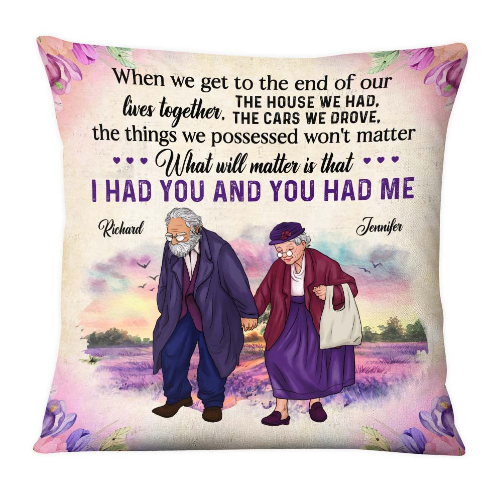 Personalized Couple Gift The End Of Our Lives Together Pillow 26587 Primary Mockup