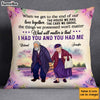 Personalized Couple Gift The End Of Our Lives Together Pillow 26587 1