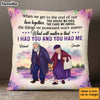 Personalized Couple Gift The End Of Our Lives Together Pillow 26587 1