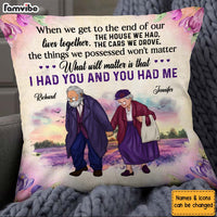 Personalized Couple Gift The End Of Our Lives Together Pillow 26587 thumb 1