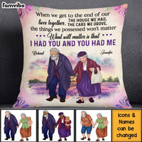 Personalized Couple Gift The End Of Our Lives Together Pillow 26587 thumb 1