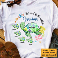 Personalized Blessed To Be Called Grandma Sea Turtle Shirt - Hoodie - Sweatshirt 26595 thumb 1