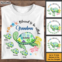 Personalized Blessed To Be Called Grandma Sea Turtle Shirt - Hoodie - Sweatshirt 26595 thumb 1