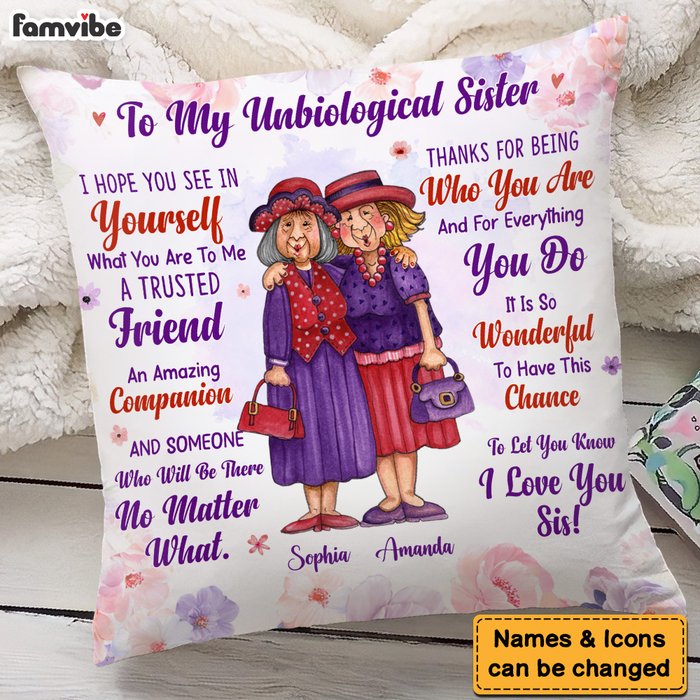 Sister shop pillow gift