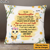 Personalized Gift For Granddaughter Pillow 26613 thumb 1