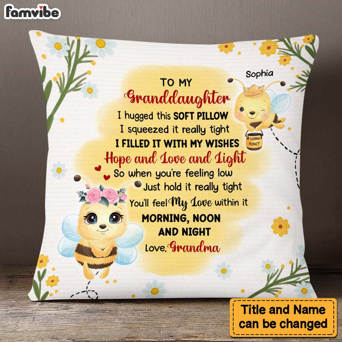 Personalized Gift For Granddaughter Pillow 26613 1