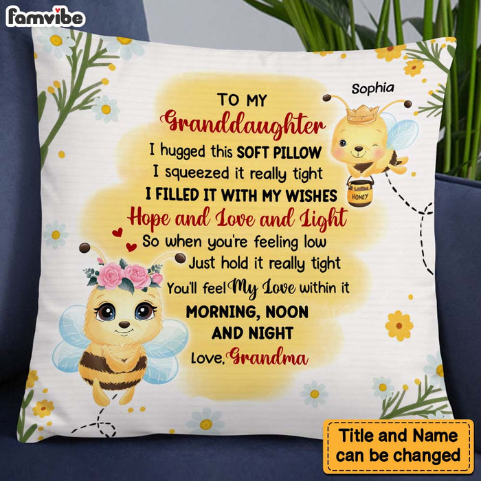 Personalized Gift For Granddaughter Pillow 26613 1