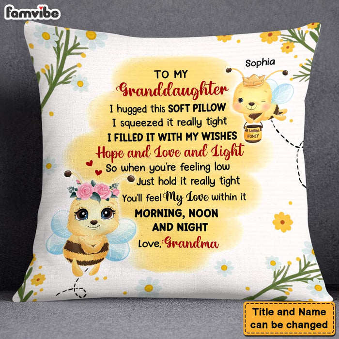 Personalized Gift For Granddaughter Pillow 26613 1