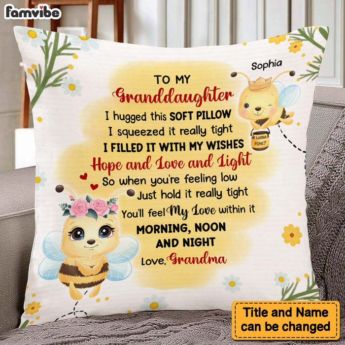 Personalized Gift For Granddaughter Pillow 26613 1
