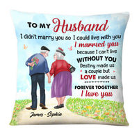 Personalized Gift For Old Couple Forever Together Pillow 26616 thumb 1