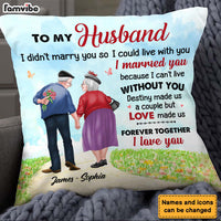 Personalized Gift For Old Couple Forever Together Pillow 26616 thumb 1