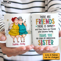 Personalized Gift For Friends Thank You For Being My Unbiological Sister Mug 26618 thumb 1
