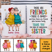 Personalized Gift For Friends Thank You For Being My Unbiological Sister Mug 26618 thumb 1
