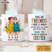Personalized Gift For Friends Thank You For Being My Unbiological Sister Mug 26618 thumb 1