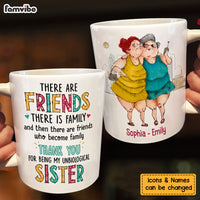 Personalized Gift For Friends Thank You For Being My Unbiological Sister Mug 26618 thumb 1