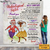 Personalized Gift for Friends Thanks For Being My Source Of Encouragement Blanket 26619 thumb 1