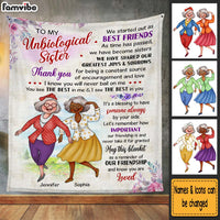 Personalized Gift for Friends Thanks For Being My Source Of Encouragement Blanket 26619 thumb 1