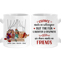 Personalized Gift for Friends Chance made us Colleagues Mug 26622 thumb 1