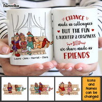 Personalized Gift for Friends Chance made us Colleagues Mug 26622 thumb 1