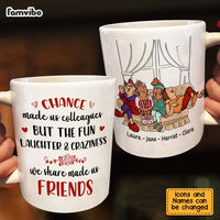 Personalized Gift for Friends Chance made us Colleagues Mug 26622 thumb 1