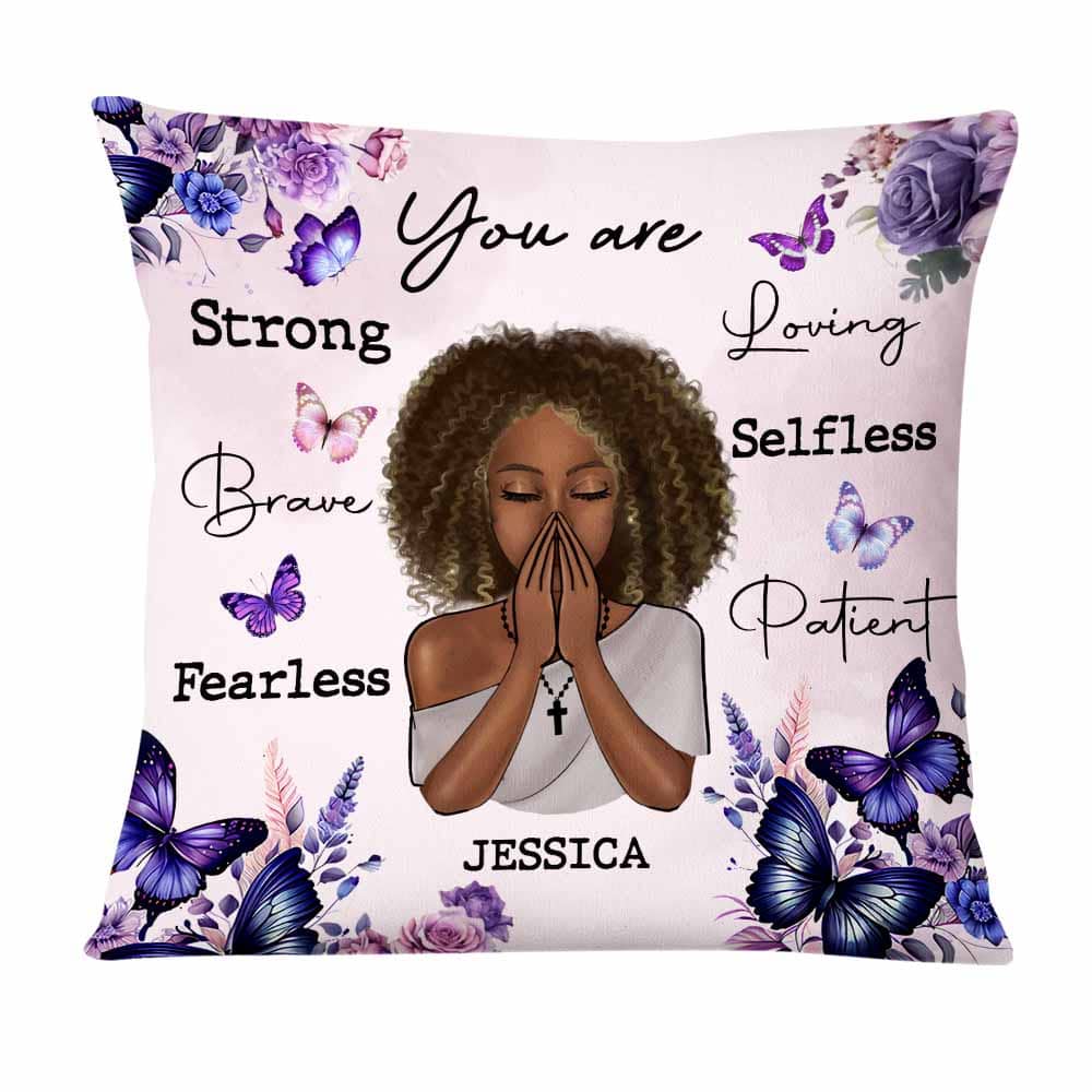Personalized Gift For Daughter You Are Strong Pillow 26625 Primary Mockup