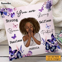 Personalized Gift For Daughter You Are Strong Pillow 26625 thumb 1