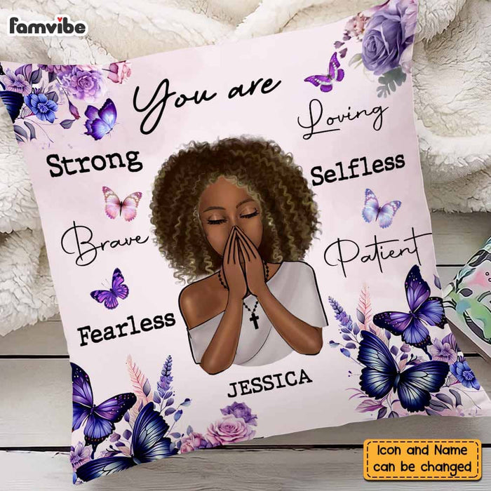 Personalized Gift For Daughter You Are Strong Pillow 26625 1