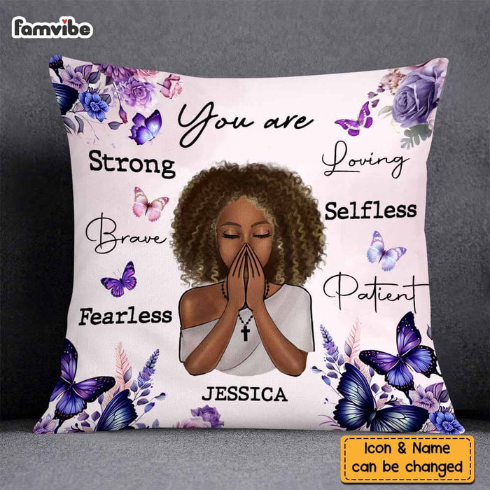 Personalized Gift For Daughter You Are Strong Pillow 26625 1