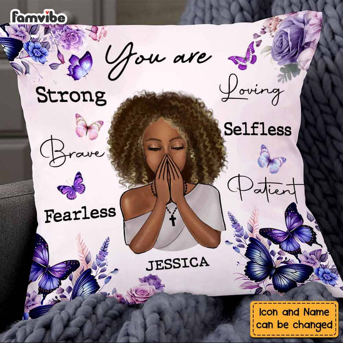 Personalized Gift For Daughter You Are Strong Pillow 26625 1