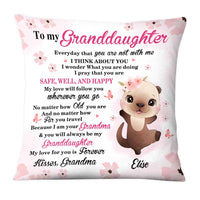 Personalized Gift For Granddaughter Everyday That You Are Not With Me Pillow 26626 thumb 1