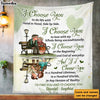 Personalized Gift For Couple I Choose You To Do Life With Hand In Hand Blanket 26631 1