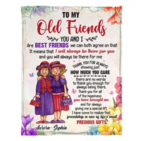 Personalized Gift For Friends  I Will Always Be There For You Blanket 26632 thumb 1