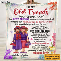 Personalized Gift For Friends  I Will Always Be There For You Blanket 26632 thumb 1