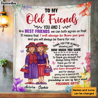 Personalized Gift For Friends  I Will Always Be There For You Blanket 26632 thumb 1