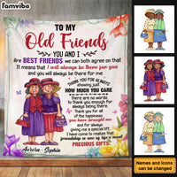 Personalized Gift For Friends  I Will Always Be There For You Blanket 26632 thumb 1