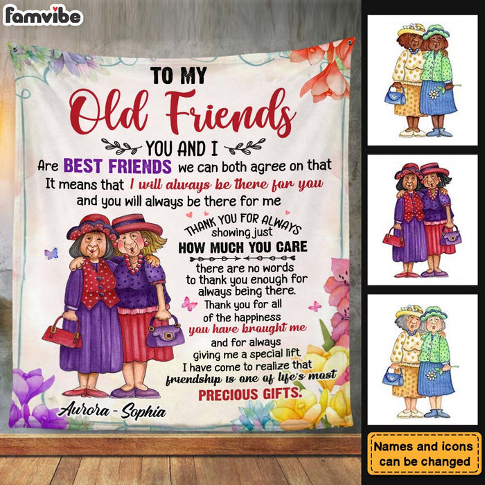 Personalized Gift For Friends  I Will Always Be There For You Blanket 26632 1