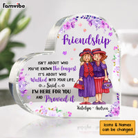Personalized Gift For Friends Who Walked Into Your Life Acrylic Plaque 26636 thumb 1