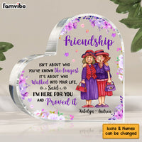 Personalized Gift For Friends Who Walked Into Your Life Acrylic Plaque 26636 thumb 1