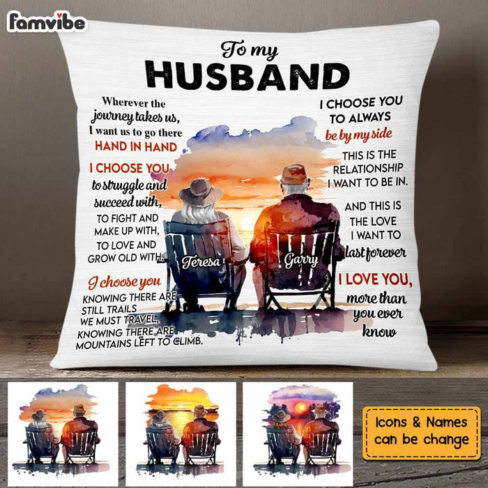 Personalized Gift For Old Couple I Love You More Than You Ever Know Pillow 26637 1