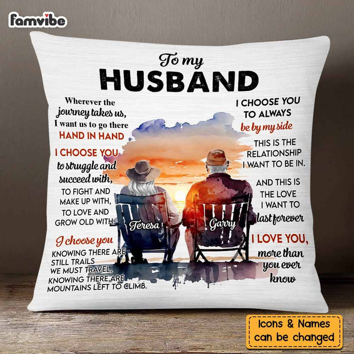 Personalized Gift For Old Couple I Love You More Than You Ever Know Pillow 26637 1