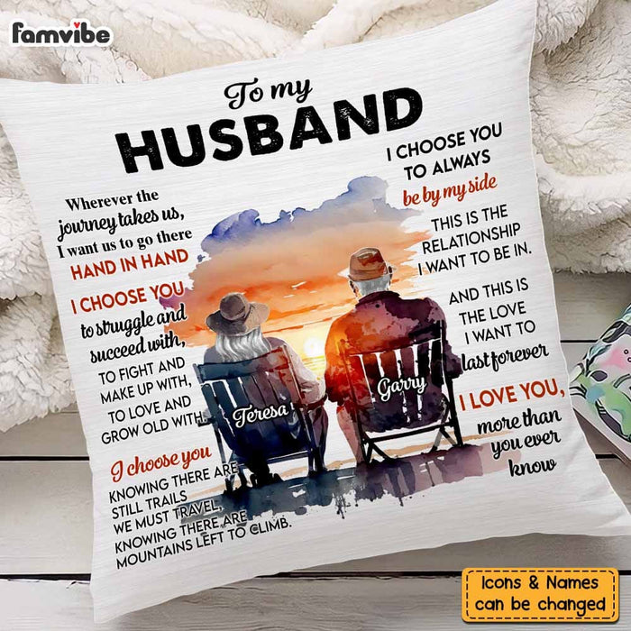 Personalized Gift For Old Couple I Love You More Than You Ever Know Pillow 26637 1