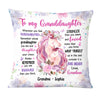 Personalized Gift For Granddaughter Remember Whose Granddaughter You Are And Straighten Your Crown Pillow 26641 1
