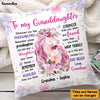 Personalized Gift For Granddaughter Remember Whose Granddaughter You Are And Straighten Your Crown Pillow 26641 1
