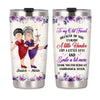 Personalized Gift For Senior Friends Unbiological Sister Steel Tumbler 26644 1
